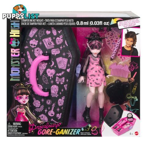 Monster High - Playset Draculaura Gore-ganizer - Mahjh64 - 194735086481