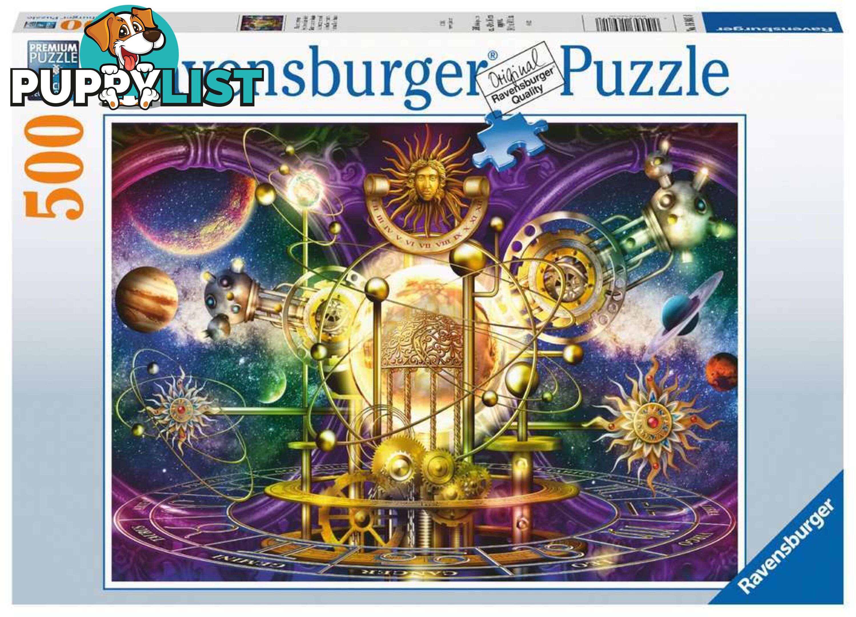 Ravensburger - Golden Solar System Jigsaw Puzzle 500pc - Mdrb16981 - 4005556169818