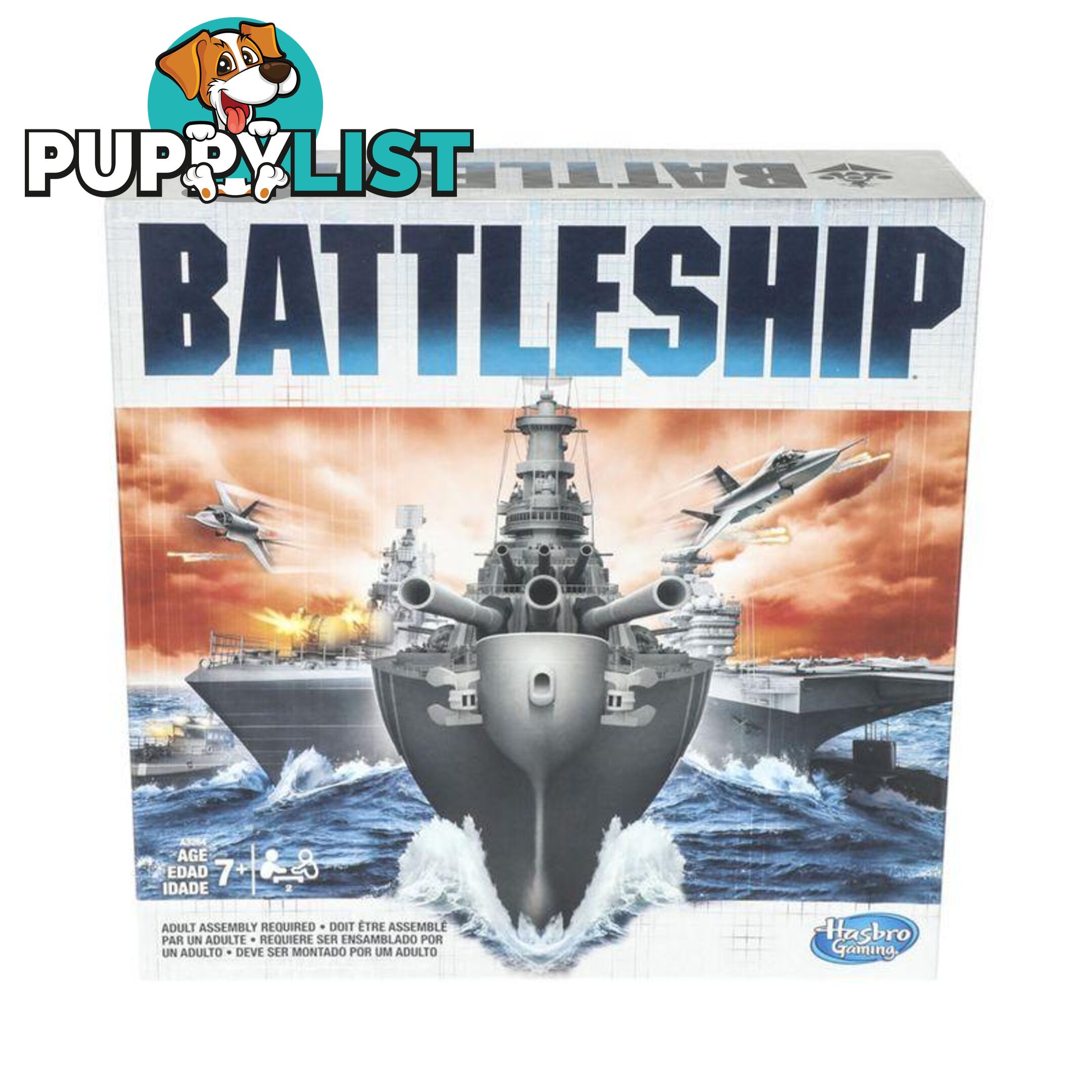 Battleship Classic Naval Combat Game Hba3264amco - 630509856336