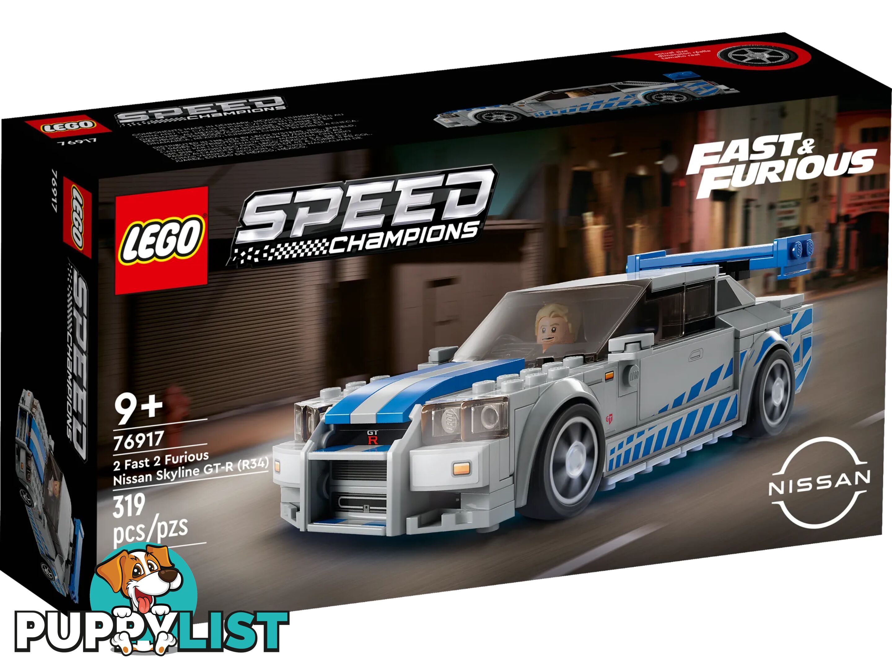 LEGO 76917 2 Fast 2 Furious Nissan Skyline GT-R (R34) - Speed Champions - 5702017424217