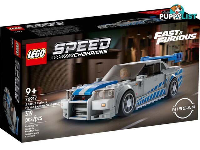 LEGO 76917 2 Fast 2 Furious Nissan Skyline GT-R (R34) - Speed Champions - 5702017424217