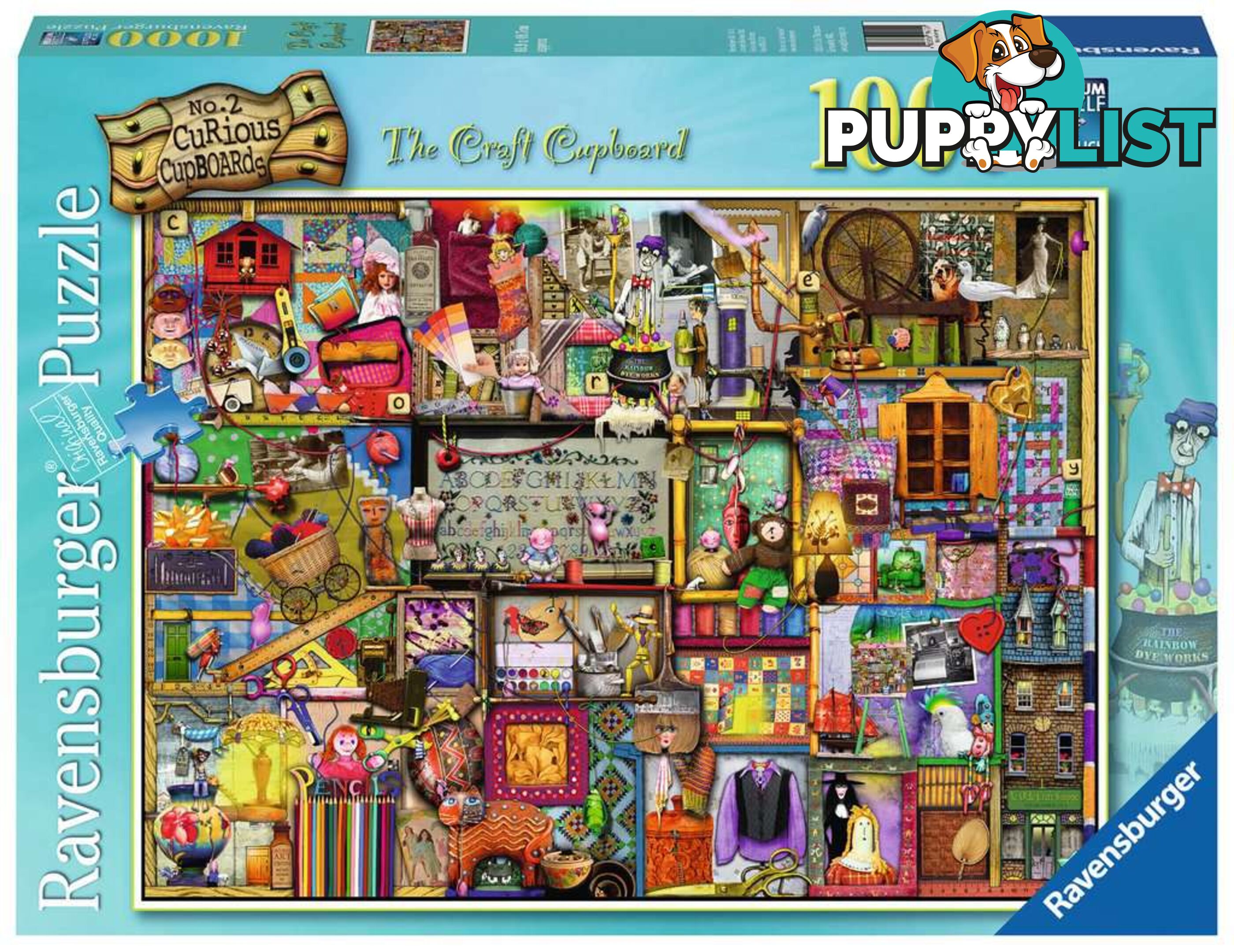 Ravensburger - The Curious Craft Cupboard No2 Jigsaw Puzzle 1000 Pieces - Mdrb19412 - 4005556194124