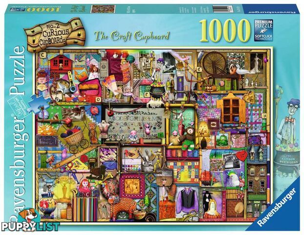 Ravensburger - The Curious Craft Cupboard No2 Jigsaw Puzzle 1000 Pieces - Mdrb19412 - 4005556194124