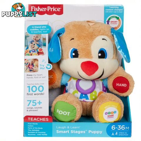 Fisher-Price Laugh And Learn Smart Stages Puppy Mafdf21 - 887961466331