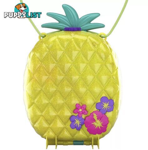 Polly Pocket - Polly Pocket Tropicool Pineapple Purse Compact Playset Mattel - Magjk64 - 887961828641