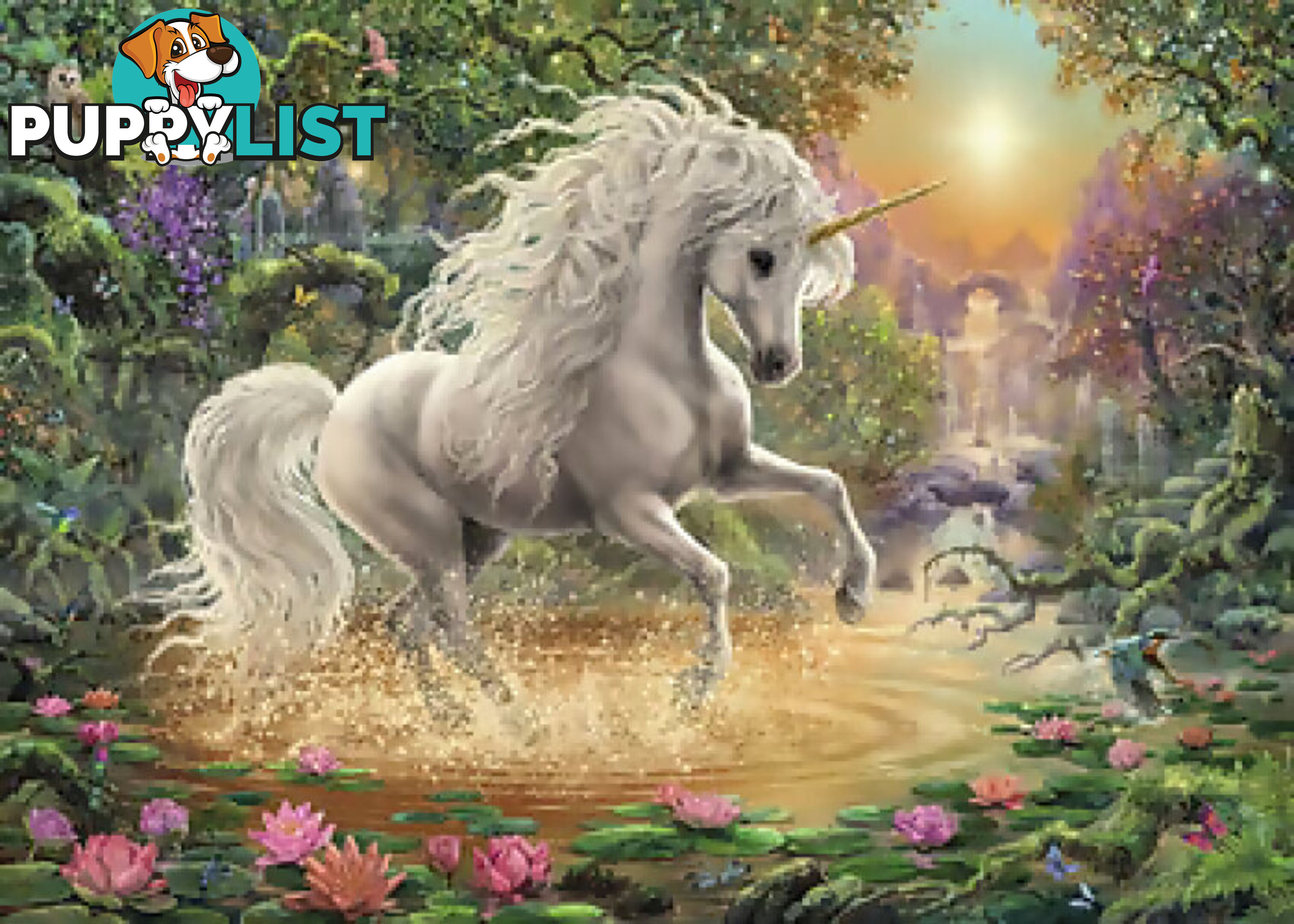 Ravensburger - Mystical Unicorn Jigsaw Puzzle 1000pc - Mdrb197934 - 4005556197934