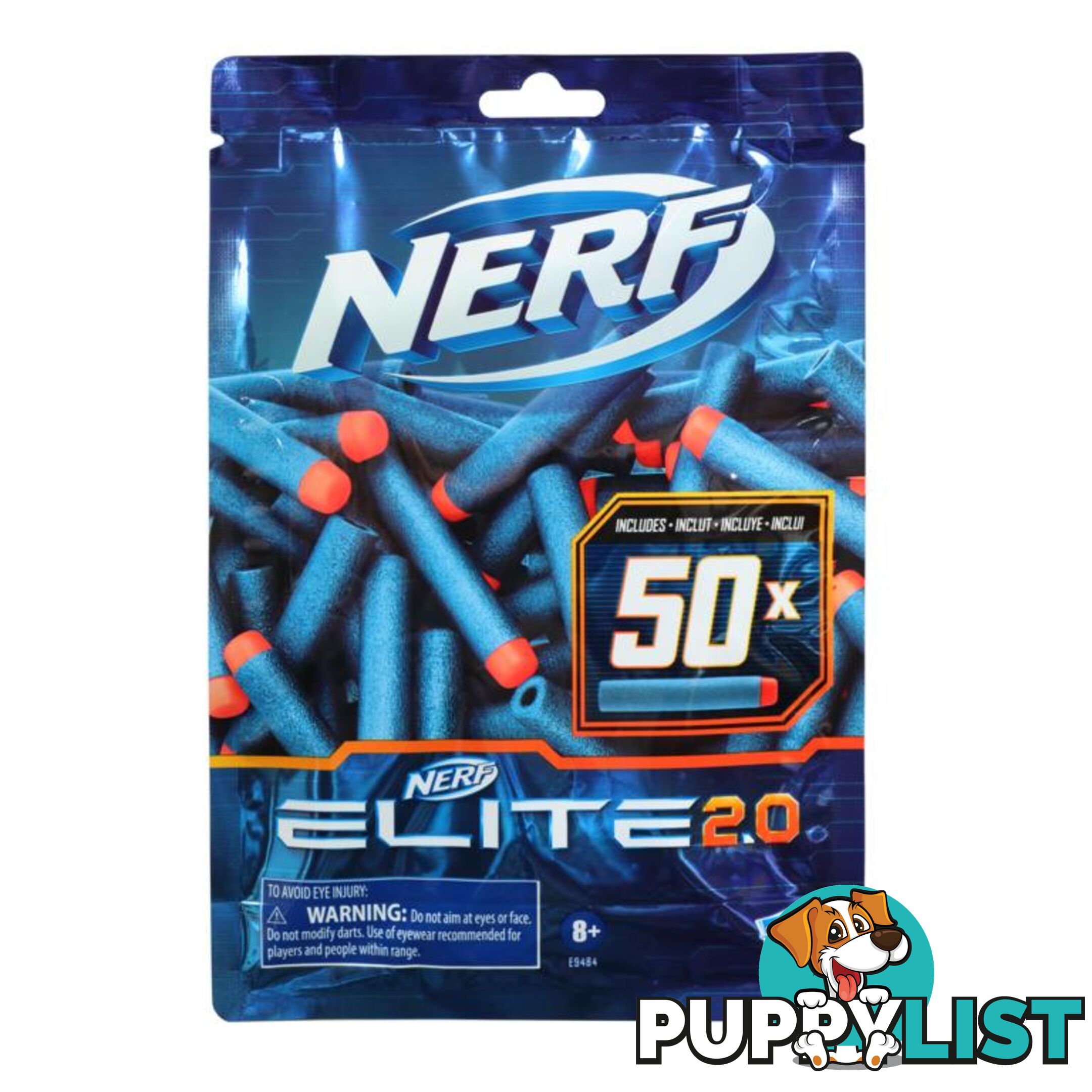 Nerf Elite 2.0 Refill 50 Darts Hbe9484as00 - 630509964901