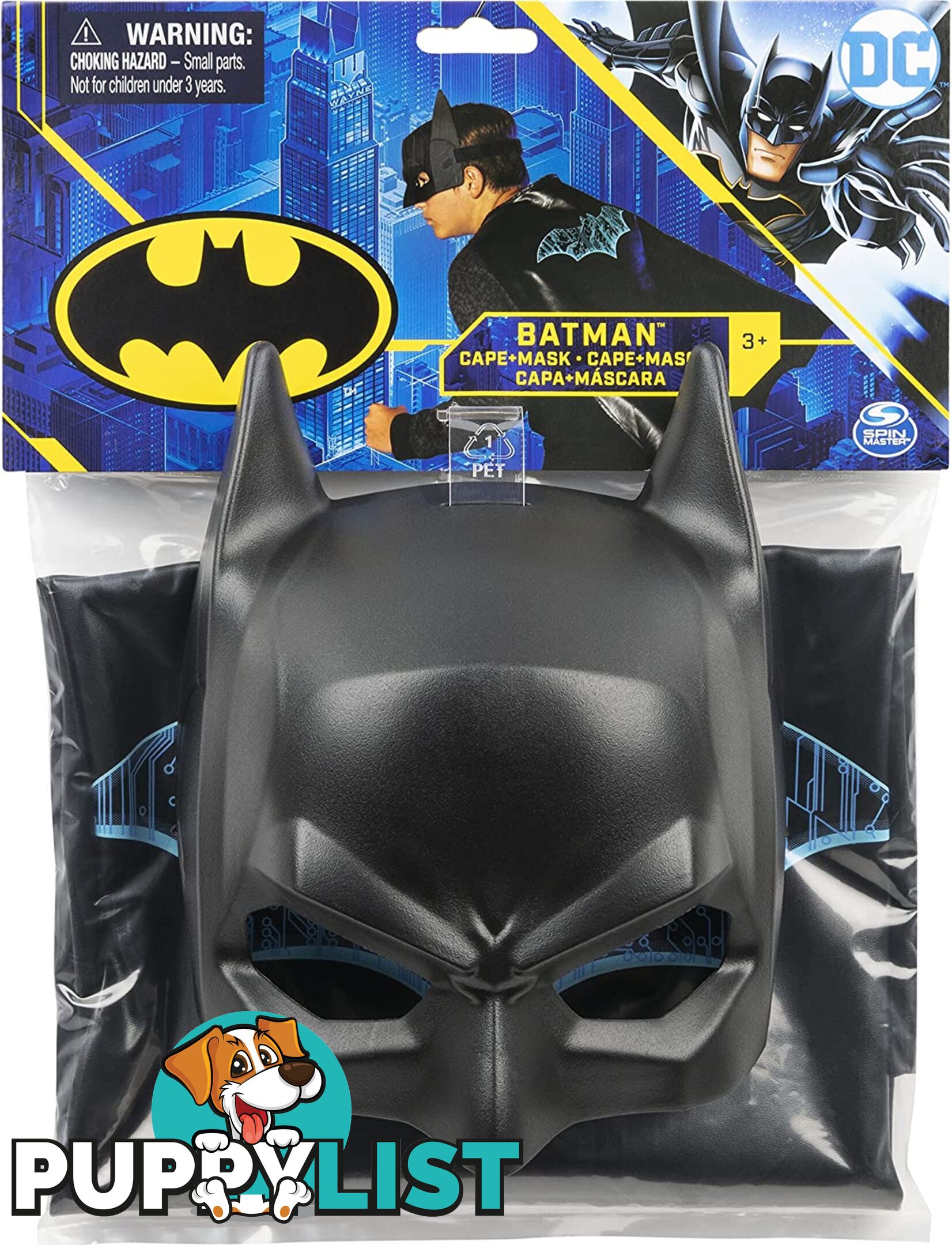 Dc Comics Batman Bat-tech Classic Mask And Cape Set Si6060825 - 778988368169