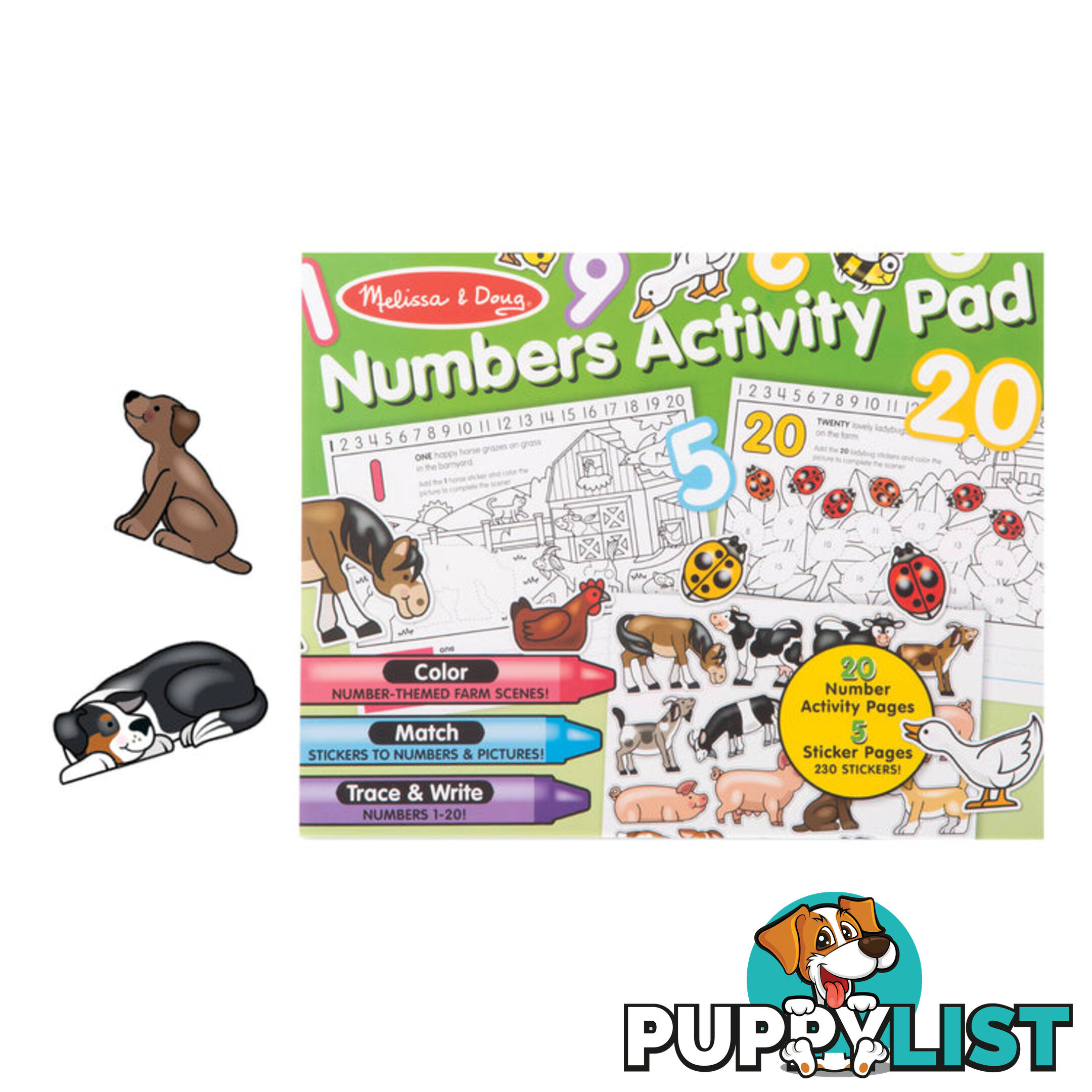 Melissa & Doug - Numbers Activity Pad - Mdmnd8566 - 000772085663