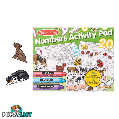 Melissa & Doug - Numbers Activity Pad - Mdmnd8566 - 000772085663