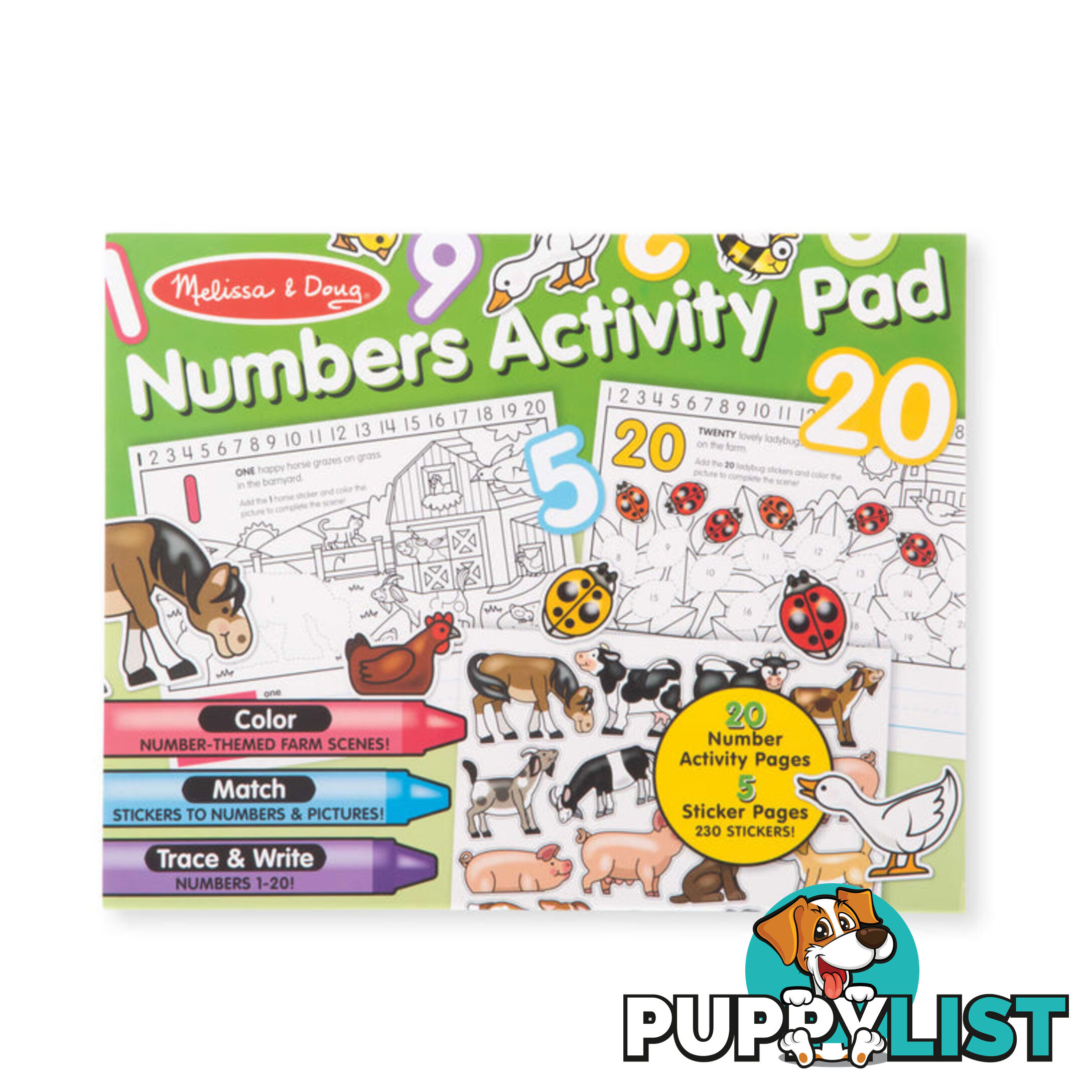 Melissa & Doug - Numbers Activity Pad - Mdmnd8566 - 000772085663