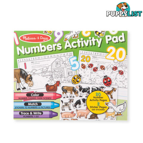 Melissa & Doug - Numbers Activity Pad - Mdmnd8566 - 000772085663