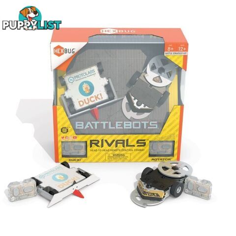 Hexbug Battlebots Rivals Duck & Rotator - Gd4136984 - 807648070187