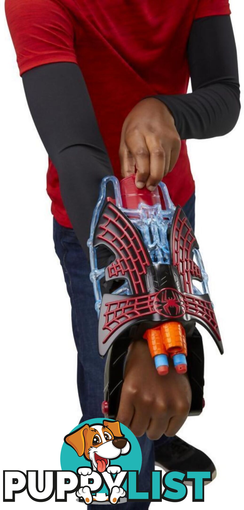 Marvel - Spider-man: Across The Spider-verse Miles Morales Tri-shot Blaster Nerf-powered Toy 3 Darts Kids Ages 5 And Up - Hasbro Hbf3734as00 - 195166173023