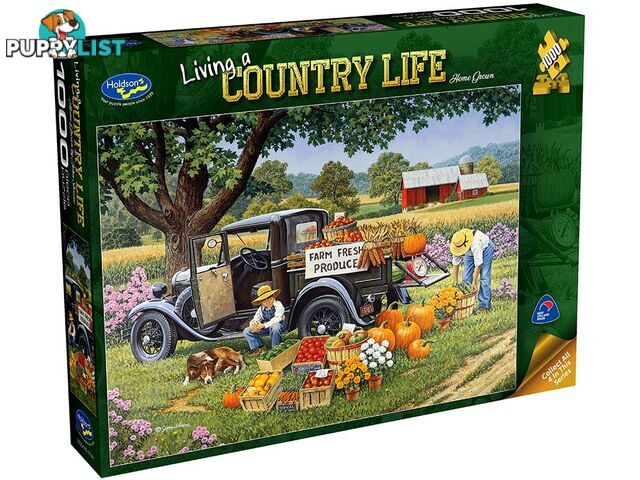 Holdson Jigsaw Puzzle - Living Country Life Home Grown 1000 Piece Jigsaw Puzzle Hol771646 - 9414131771646