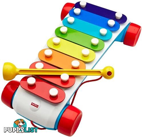 Fisher-Price - Xylophone Classic Musical Instrument Pull Toy Macmy09 - 887961168075