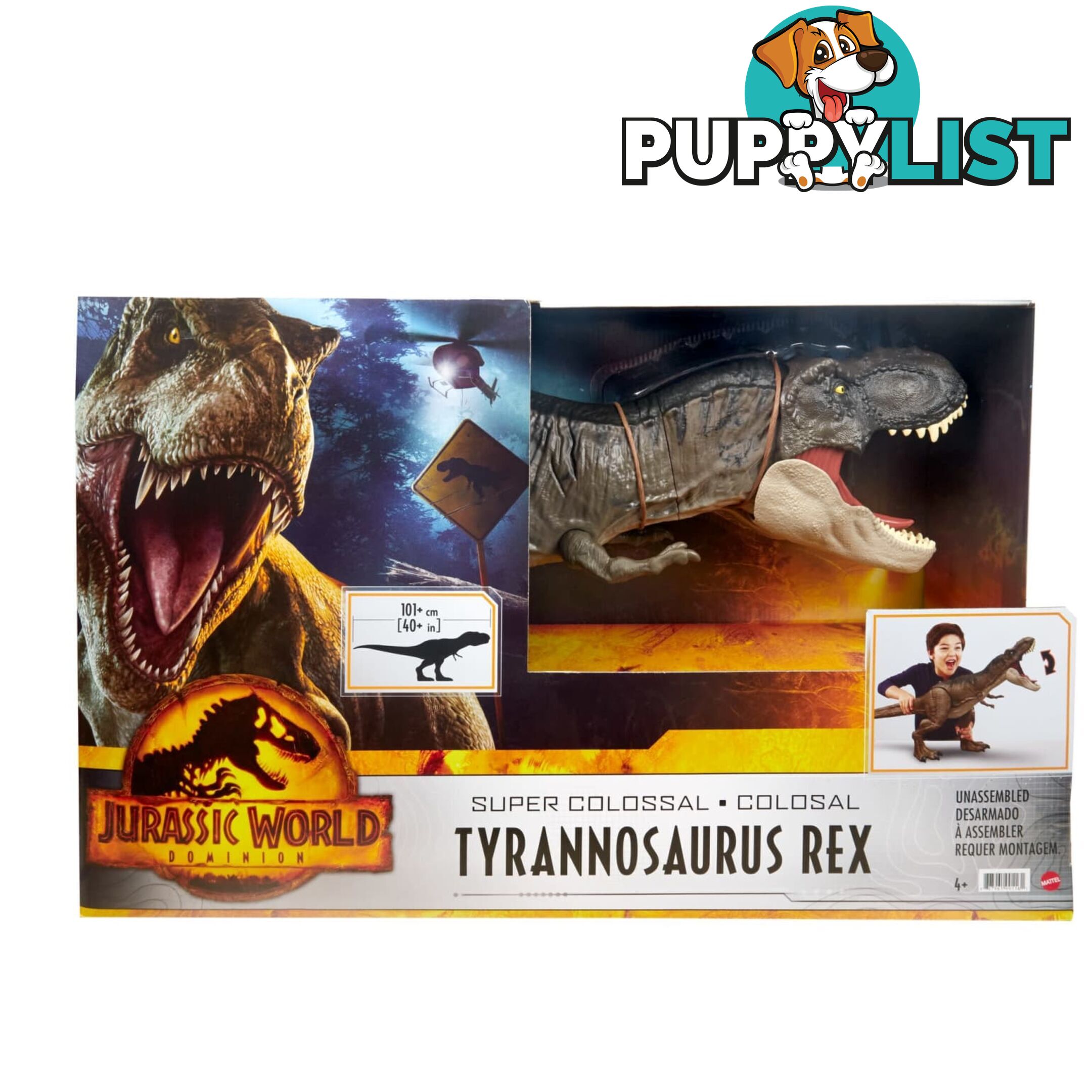 Jurassic World Super Colossal Tyrannosaurus Rex Dinosaur Figure - Mahbk73 - 887961991161