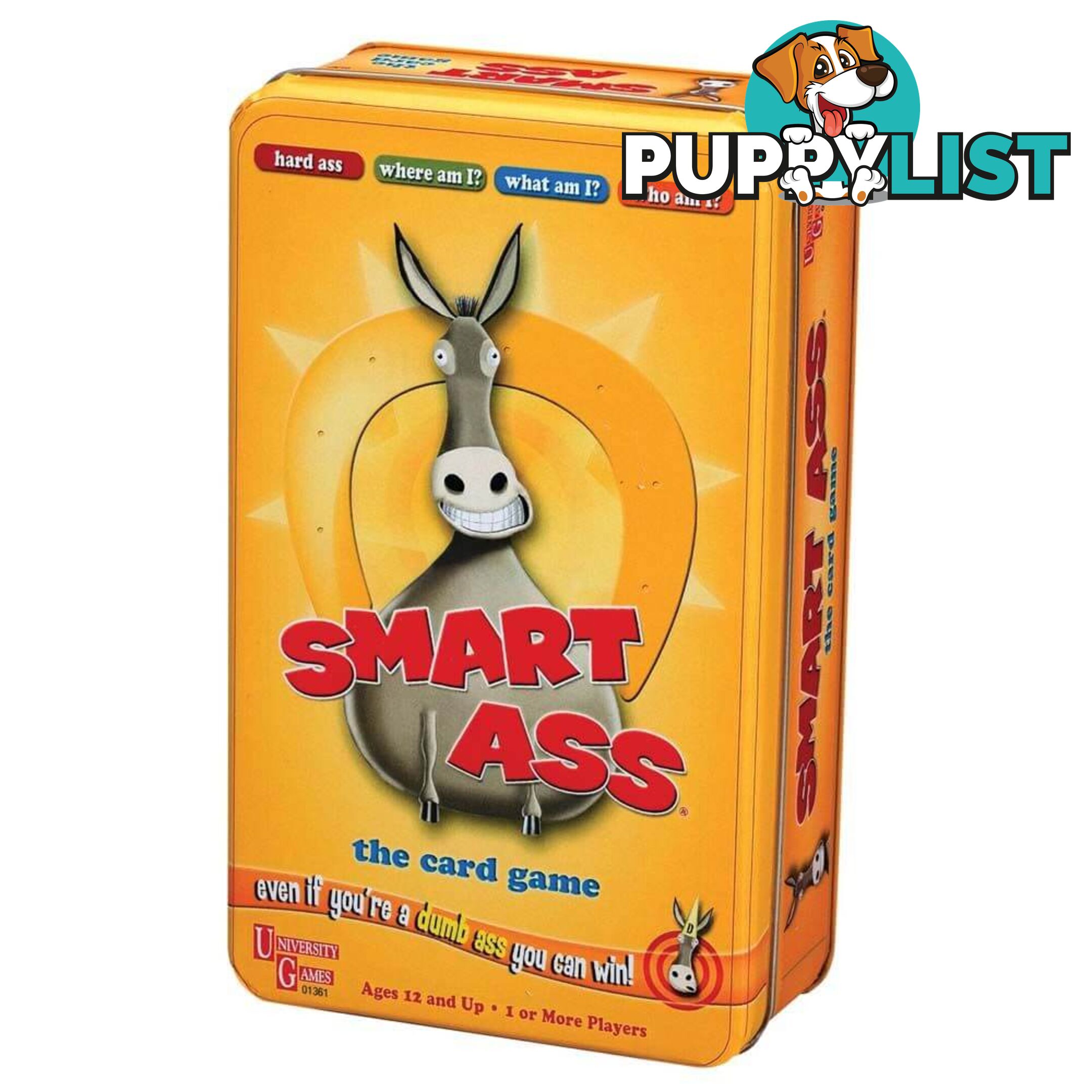 Smart Ass Card Game In A Tin  - Iniversity Games - Ug01361tin - 794764013610