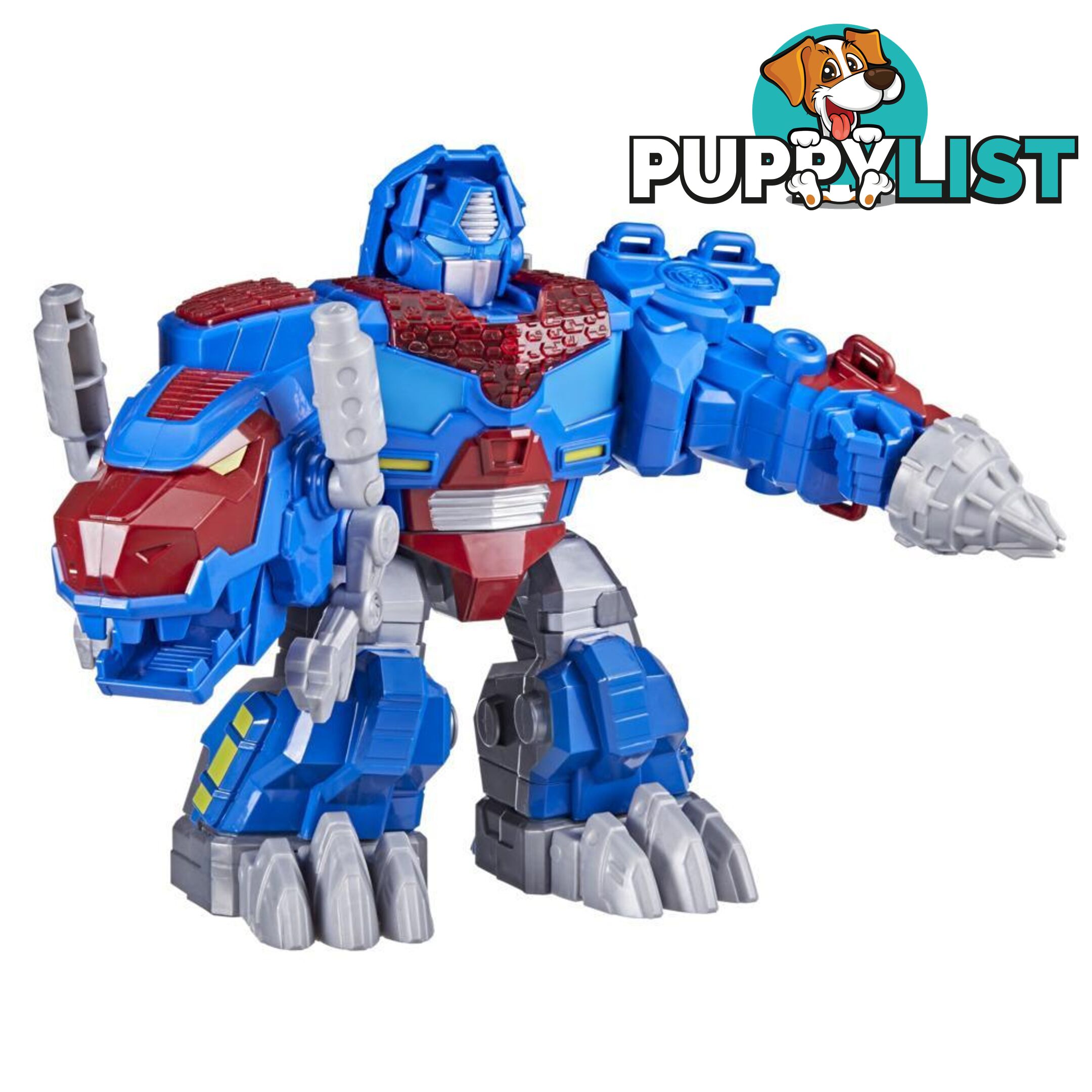 Transformers Dinobot Adventures Optimus Prime T-rex With Lights And Sounds 9+-inch Toy Ages 3 And Up  Hasbro F2952 - 5010993895960