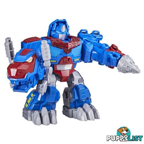 Transformers Dinobot Adventures Optimus Prime T-rex With Lights And Sounds 9+-inch Toy Ages 3 And Up  Hasbro F2952 - 5010993895960