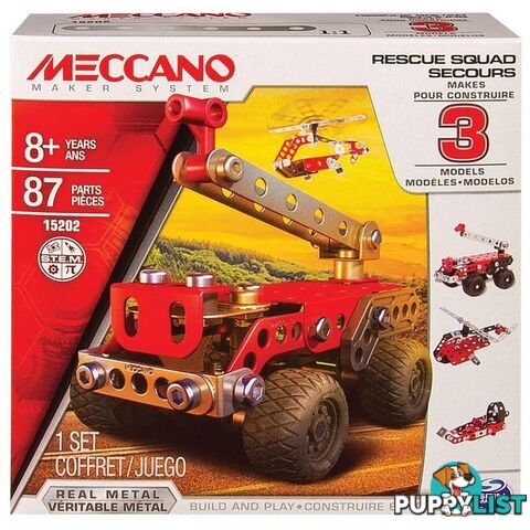 Meccano - Rescue Squad Set Si6026714 - 778988138496