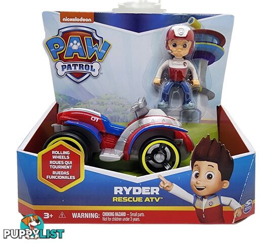 Paw Patrol - Basic Vehicle Ryder - Spin Master - Si6061907 - 778988398807