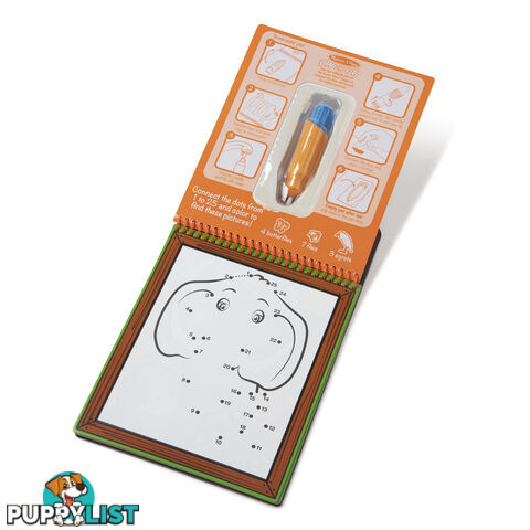 Melissa & Doug - Water Wow! Connect The Dots Safari - On The Go Travel Activity Mdmnd31950 - 000772319508