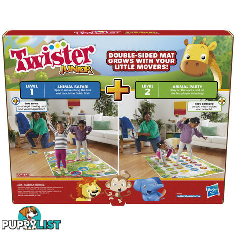 Hasbro Twister Junior Game Animal Adventure - Hbf74780000 - 195166212265