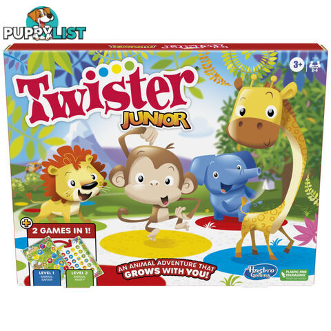 Hasbro Twister Junior Game Animal Adventure - Hbf74780000 - 195166212265