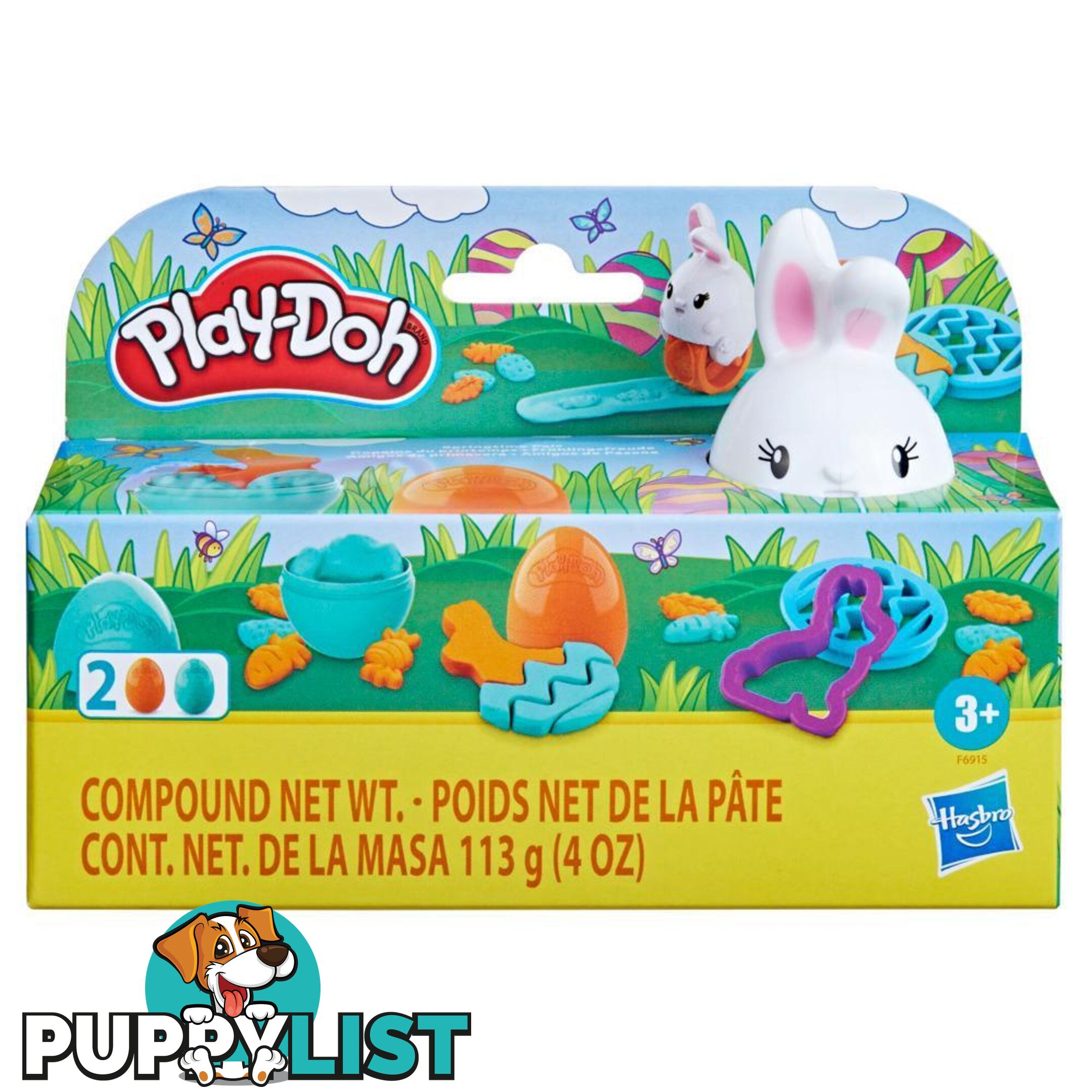 Play-doh - Springtime Pals Set With 4 Ounces Non-toxic Modeling Compound And Tools - Hbf69155loo - 195166202884