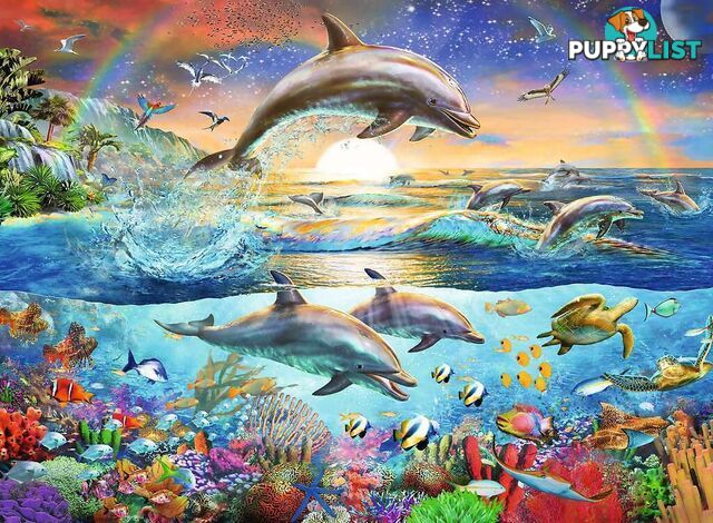 Ravensburger - Dolphin Paradise Jigsaw Puzzle 300pc - Mdrb12895 - 4005556128952