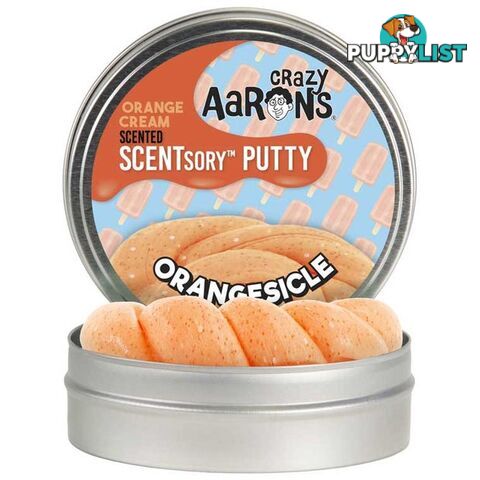 Crazy Aaron's Scentsory Putty Orangesicle (orange Cream Scented) 2.5inch - Bgscnos055 - 787790210207