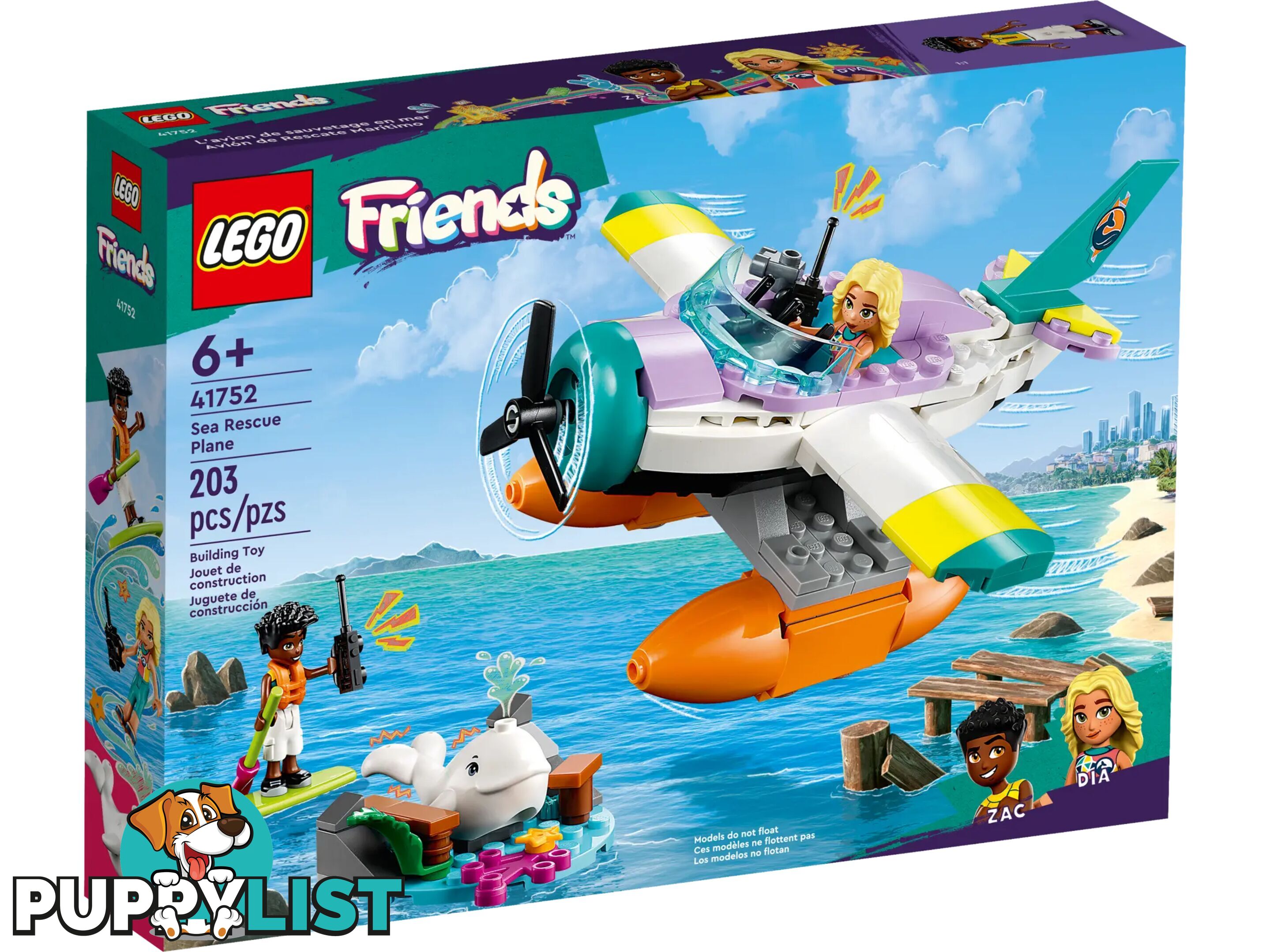 LEGO 41752 Sea Rescue Plane - Friends - 5702017415345