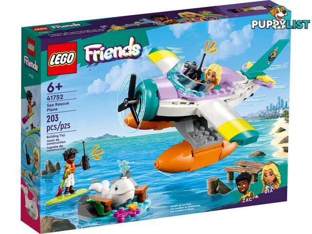 LEGO 41752 Sea Rescue Plane - Friends - 5702017415345