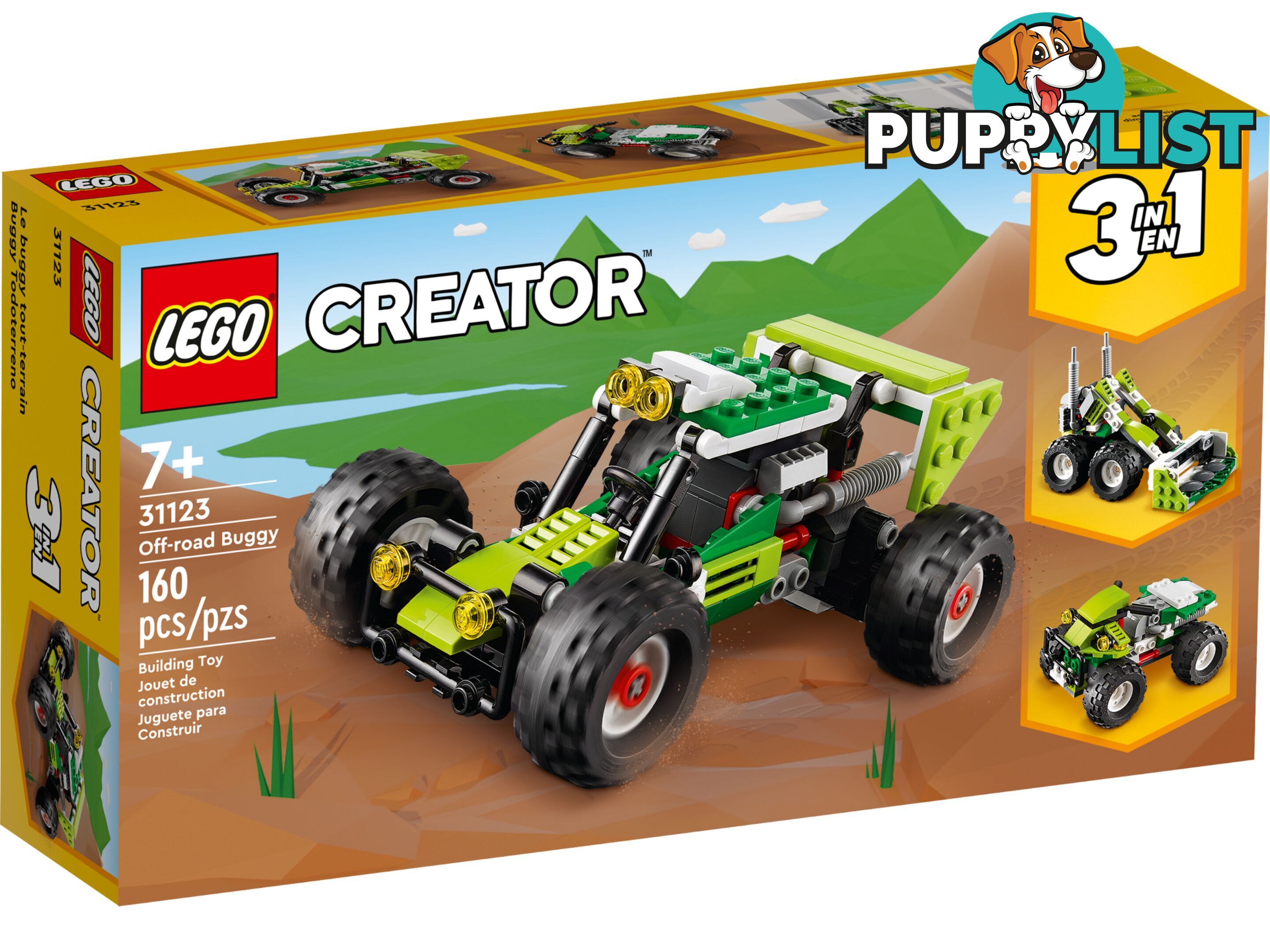 LEGO 31123 Off-road Buggy - Creator 3-in1 - 5702017117577