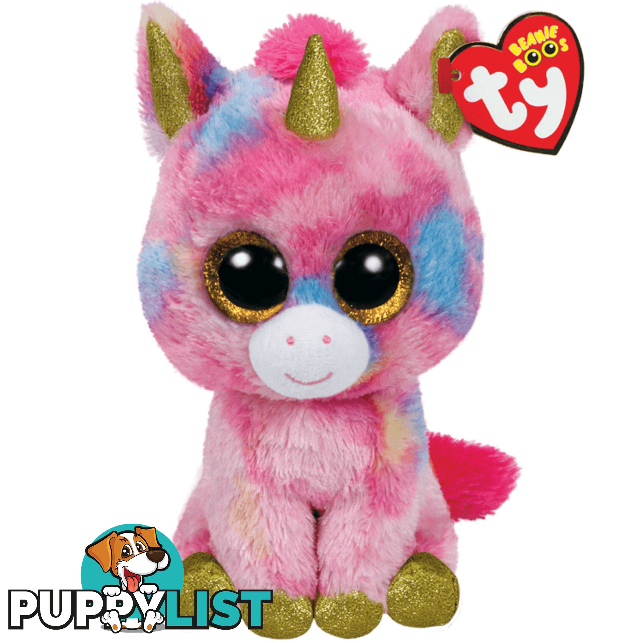 Ty Beanie Boos - Fantasia - Multicolor Unicorn 15cm Small - 008421361588