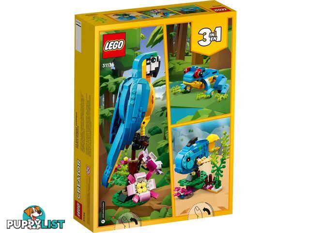 LEGO 31136 Exotic Parrot - Creator 3in1 - 5702017415895