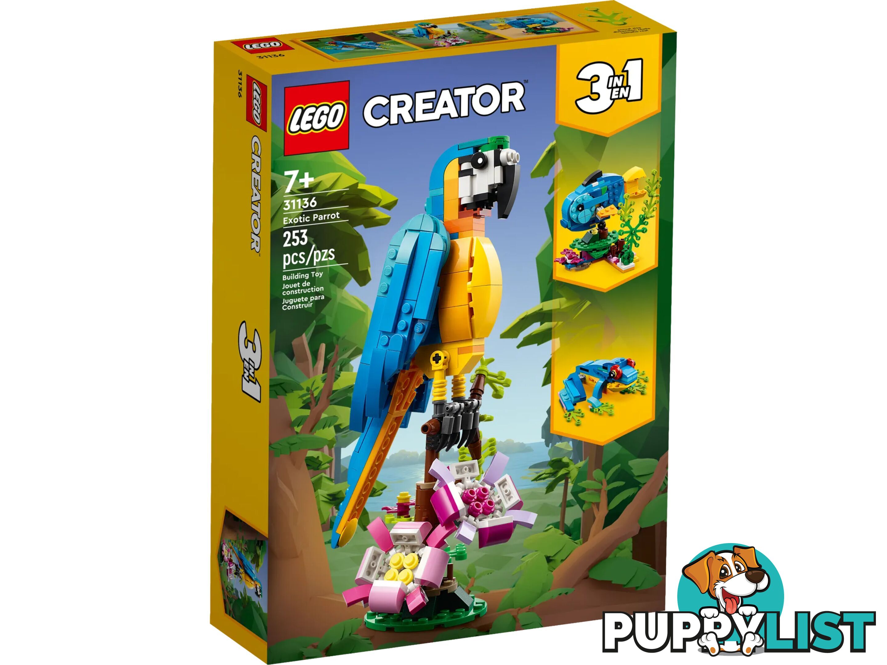 LEGO 31136 Exotic Parrot - Creator 3in1 - 5702017415895