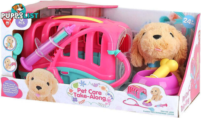 Playgo Toys Ent. Ltd. - Pet Care Take Along 6pc - Art65493 - 4892401060907