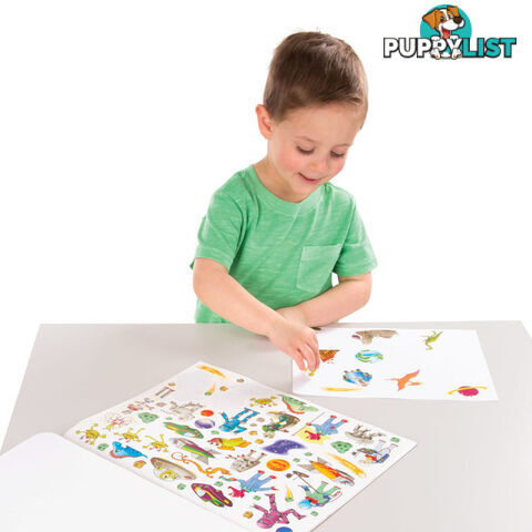 Melissa & Doug - Sticker Collection Book: 500+ Stickers - Dinosaurs Vehicles Space And More - Mdmnd4246 - 000772042468