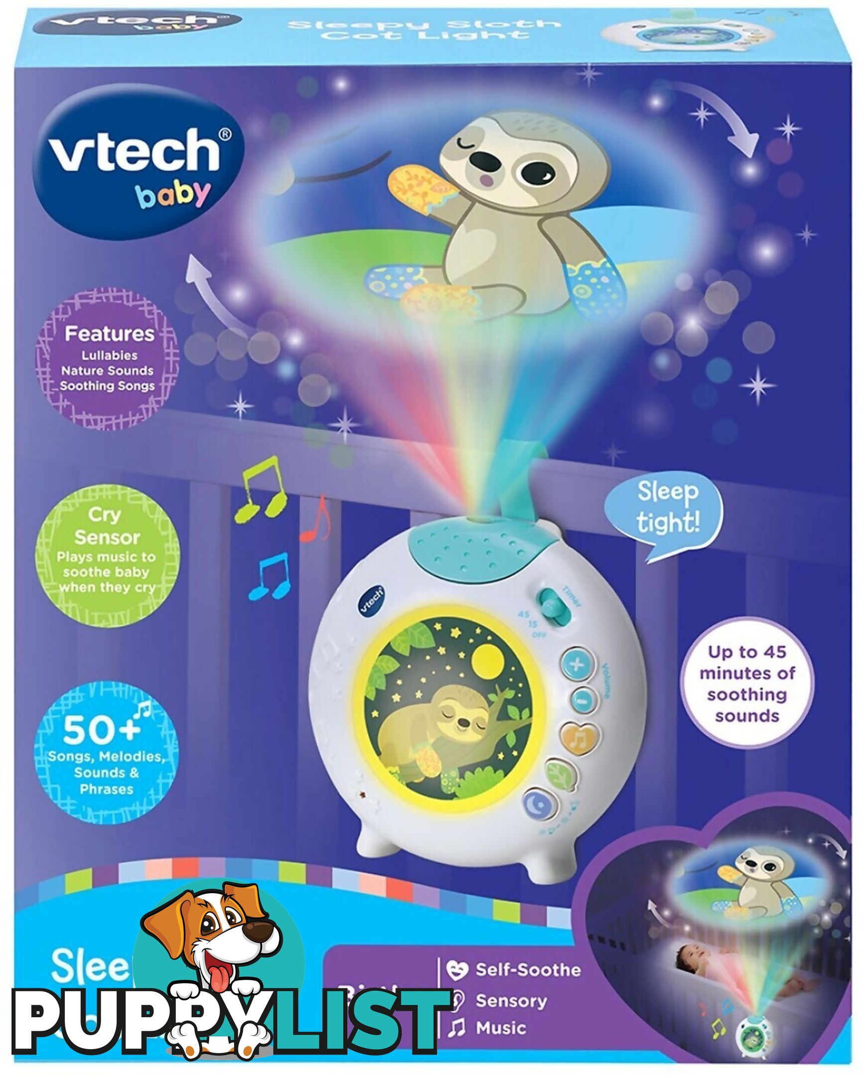 Vtech - Sleepy Sloth Cot Light - Tn80540303006 - 3417765403033