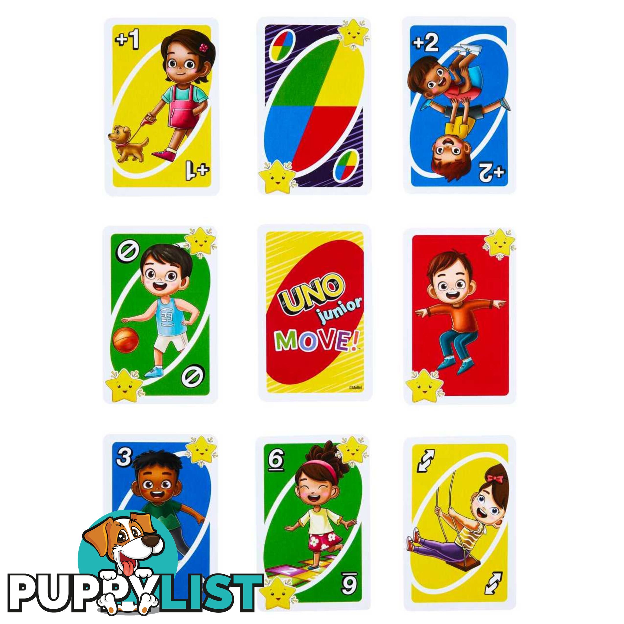 UNO Junior Move Card Game - Mahnn03 - 0194735145607