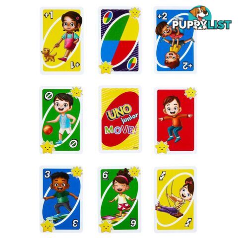 UNO Junior Move Card Game - Mahnn03 - 0194735145607