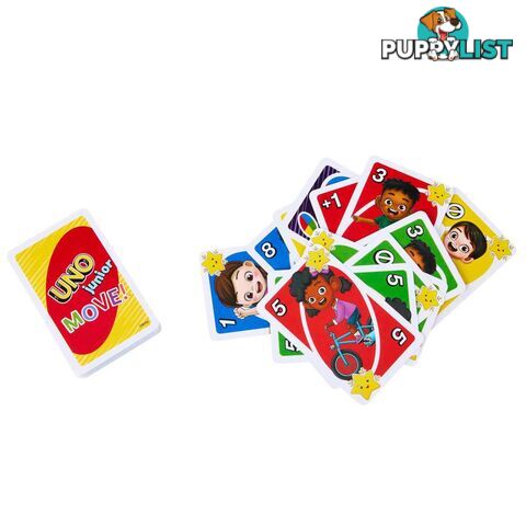 UNO Junior Move Card Game - Mahnn03 - 0194735145607