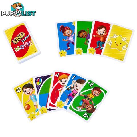 UNO Junior Move Card Game - Mahnn03 - 0194735145607