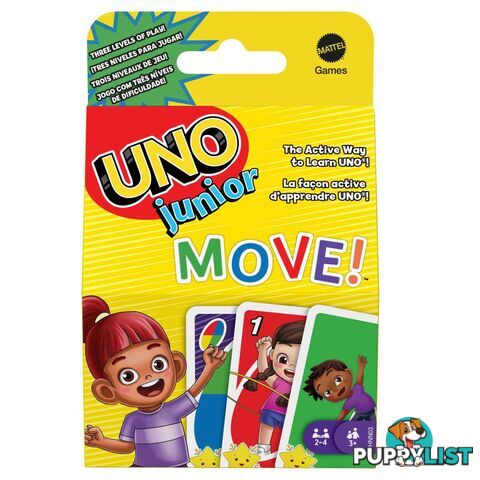 UNO Junior Move Card Game - Mahnn03 - 0194735145607