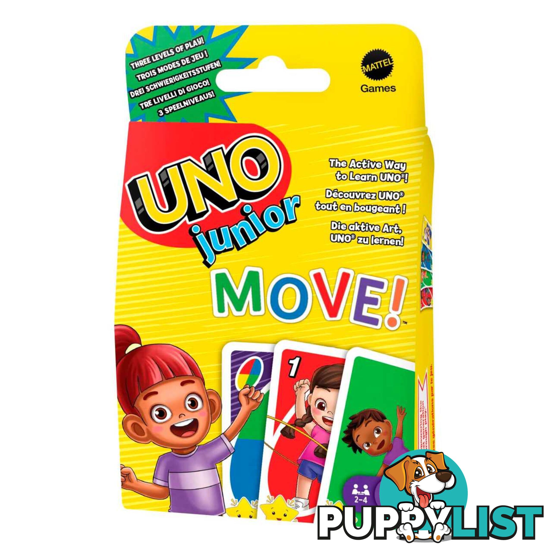 UNO Junior Move Card Game - Mahnn03 - 0194735145607