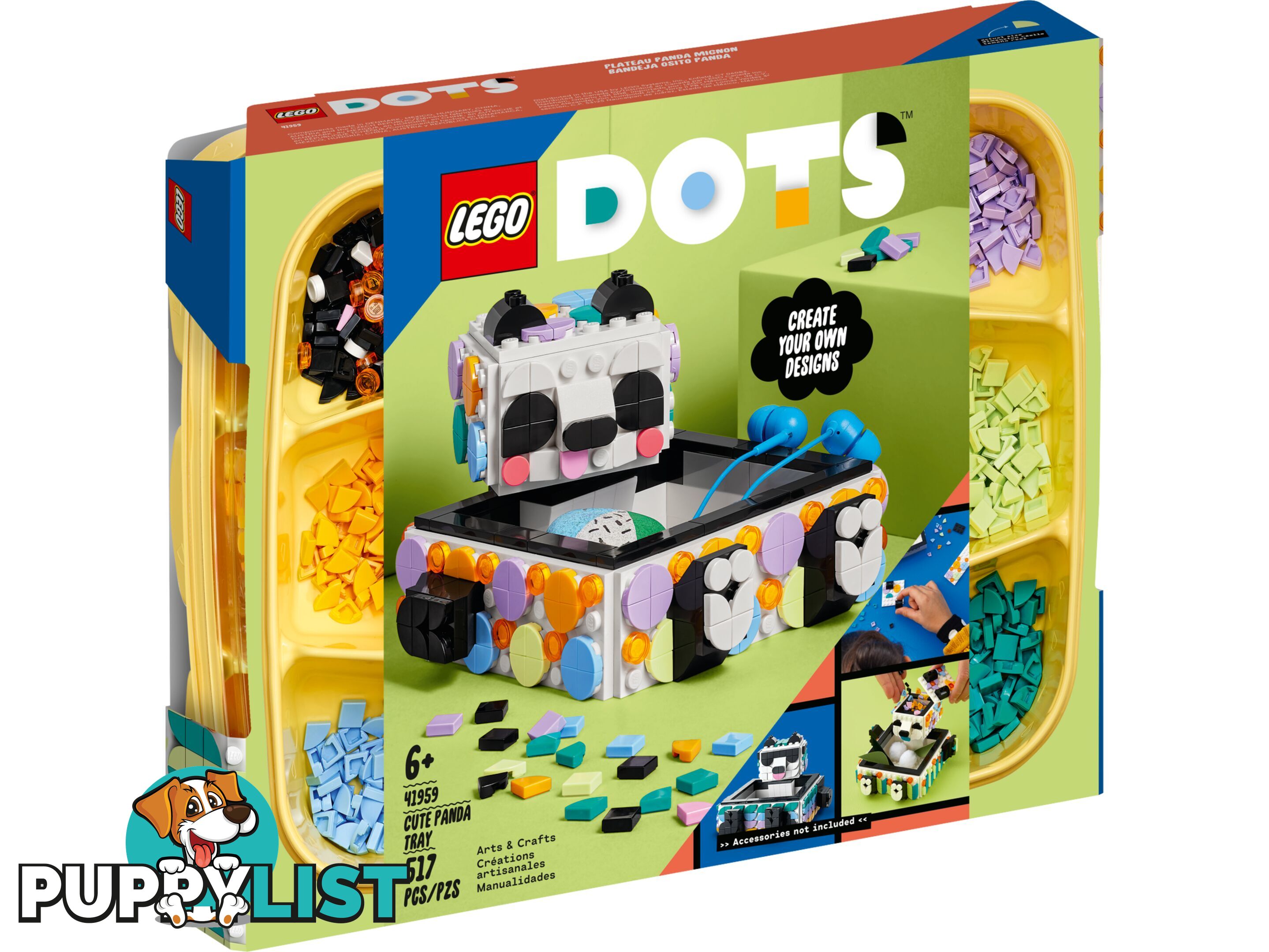 LEGO 41959 Cute Panda Tray - DOTS - 5702017155975