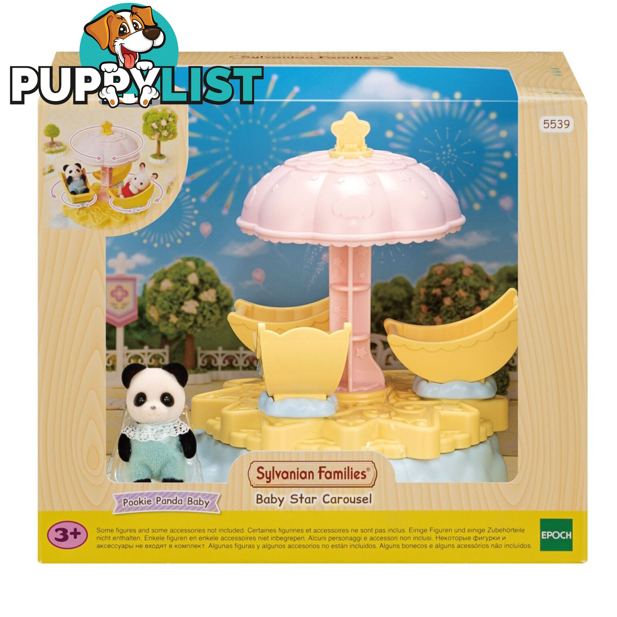 Sylvanian Families - Baby Star Carousel Sf5539 - 5054131055397