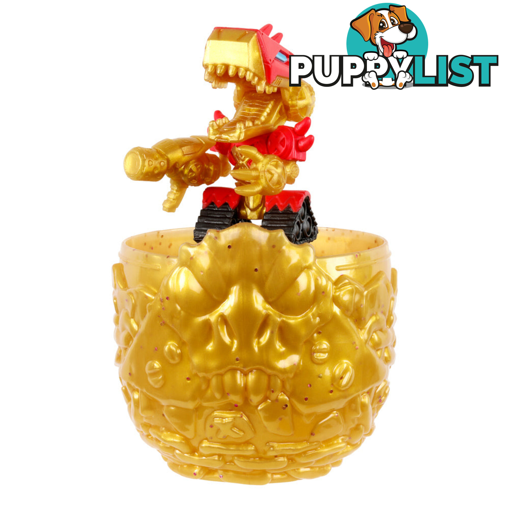 Treasure X - Dino Gold S4 Armored Egg - Break The Egg Squeeze Out The Dino - Mj41721 - 630996417201